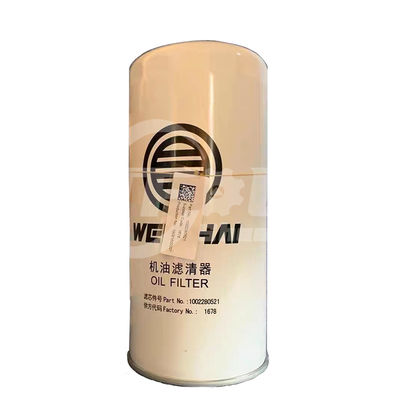 خرید فیلترهای نفتی 1002280521 برای Sinotruk Howo Truck WEICHAI قطعات موتور تولید آنلاین