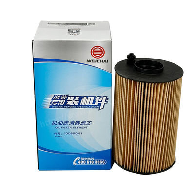 قطعات موتور ویچای عنصر فیلتر روغن 10038880513 برای کامیون FAW Jiefang
