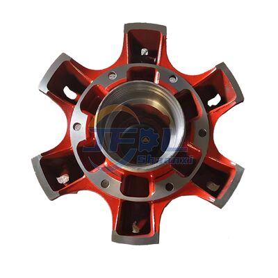 مجموعه تعلیق جلو 1B249502A0010 برای کامیون فوتون Auman ETX GTL شش عنکبوتی توپی 0332886060 604202158 0332876470 عنکبوتی چرخ 24 اینچ 6 پره عنکبوتی برای قطعات تریلر محور BPW